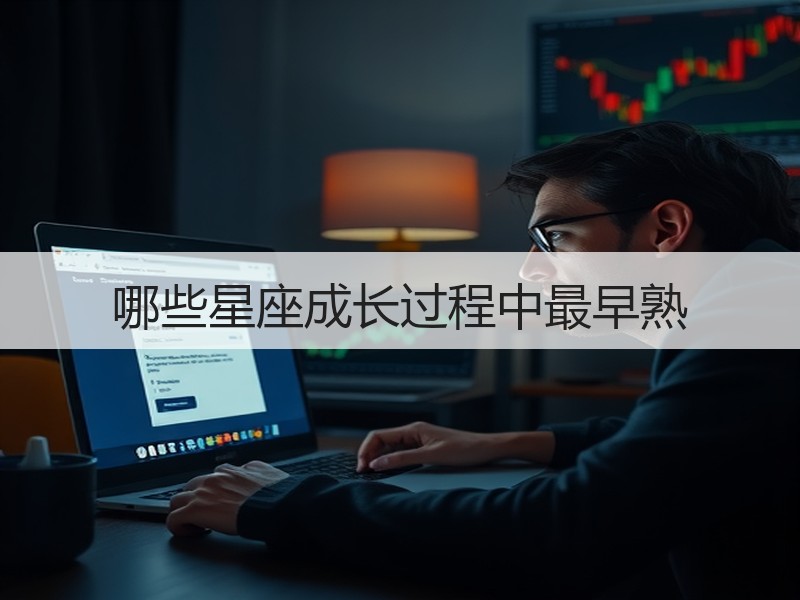 哪些星座成长过程中最早熟