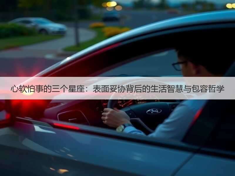 心软怕事的三个星座：表面妥协背后的生活智慧与包容哲学