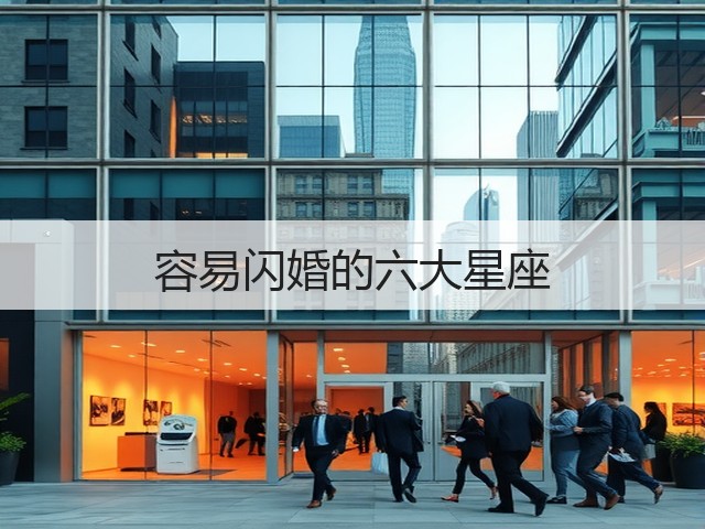 容易闪婚的六大星座(图3) 容易闪婚的六大星座(图3)