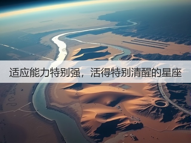 适应能力特别强，活得特别清醒的星座(图3)