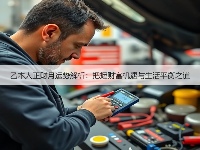 乙木人正财月运势解析：把握财富机遇与生活平衡之道(图1)