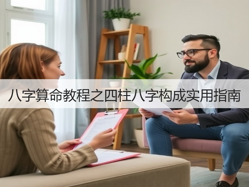 八字算命教程之四柱八字构成实用指南