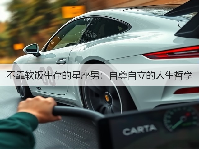 不靠软饭生存的星座男:自尊自立的人生哲学(图3) 不靠软饭生存的星座男:自尊自立的人生哲学(图3)