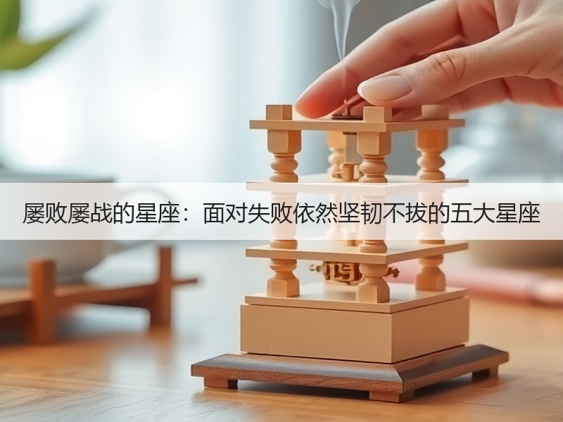 屡败屡战的星座：面对失败依然坚韧不拔的五大星座