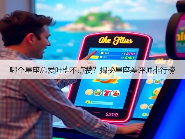 哪个星座总爱吐槽不点赞?揭秘星座差评师排行榜(图3) 哪个星座总爱吐槽不点赞?揭秘星座差评师排行榜(图3)