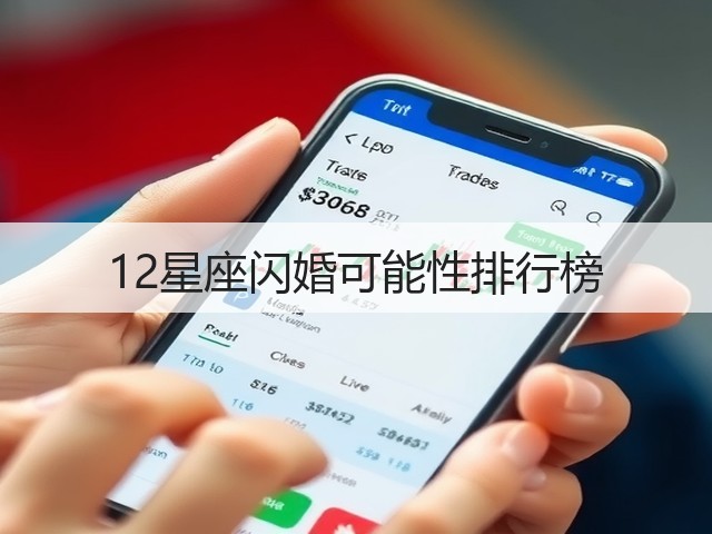12星座闪婚可能性排行榜(图2)