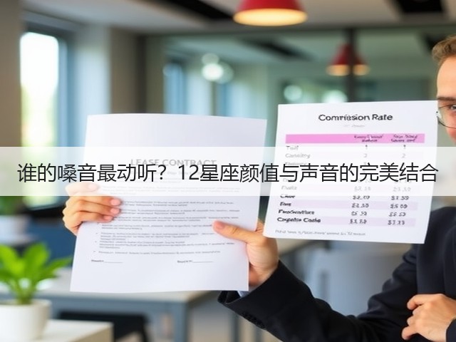 谁的嗓音最动听？12星座颜值与声音的完美结合(图2)