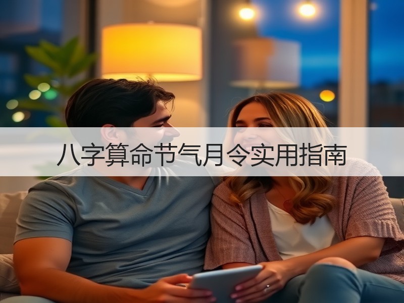八字算命节气月令实用指南