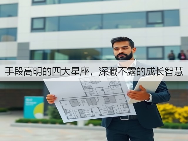 手段高明的四大星座，深藏不露的成长智慧(图1)