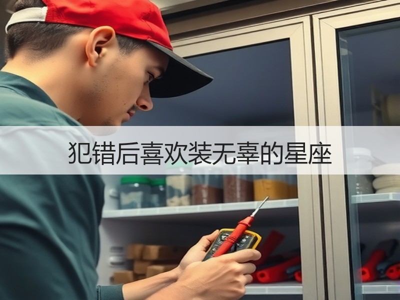 犯错后喜欢装无辜的星座