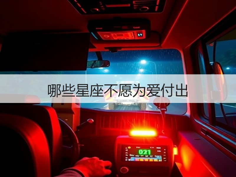 哪些星座不愿为爱付出