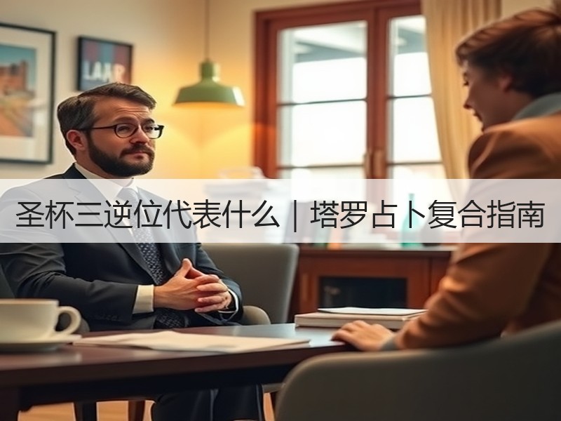 圣杯三逆位代表什么｜塔罗占卜复合指南