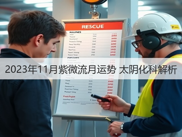 2023年11月紫微流月运势 太阴化科解析(图2)