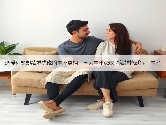 恋爱积极却结婚犹豫的星座真相，三大星座恐成“结婚拖延症”患者(图2)