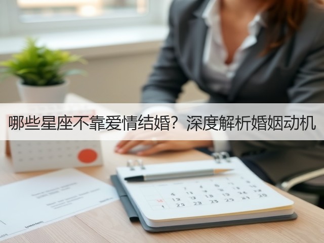 哪些星座不靠爱情结婚？深度解析婚姻动机(图2)