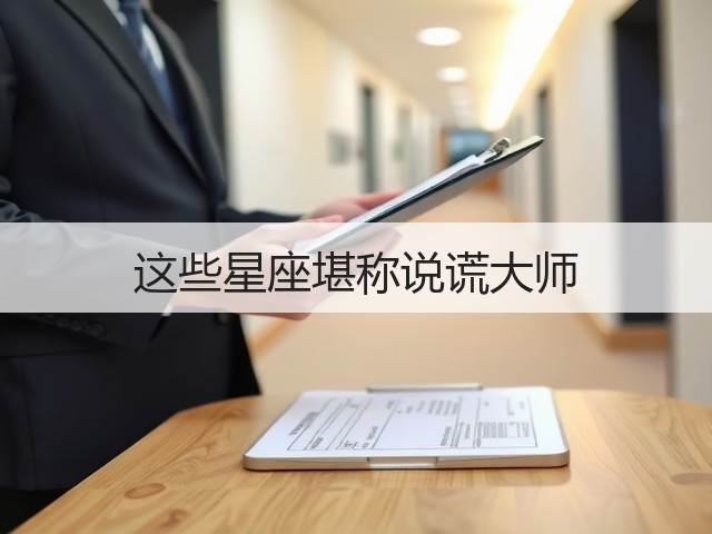 这些星座堪称说谎大师(图2) 这些星座堪称说谎大师(图2)