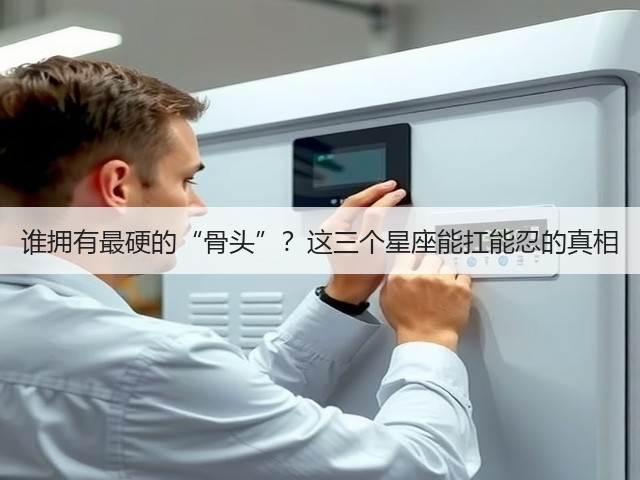 谁拥有最硬的“骨头”?这三个星座能扛能忍的真相(图2) 谁拥有最硬的“骨头”?这三个星座能扛能忍的真相(图2)