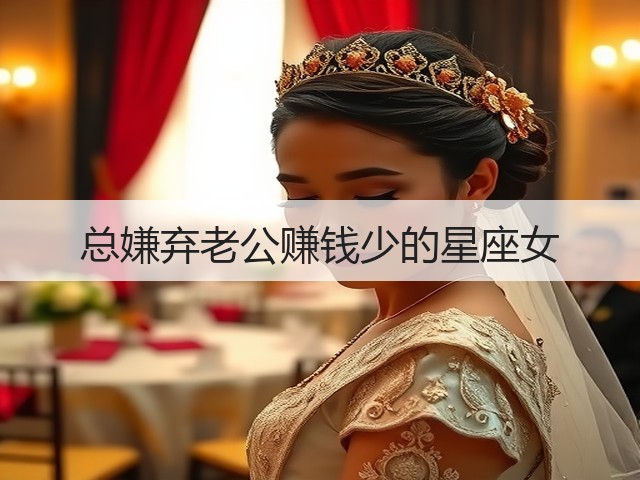 总嫌弃老公赚钱少的星座女(图1)