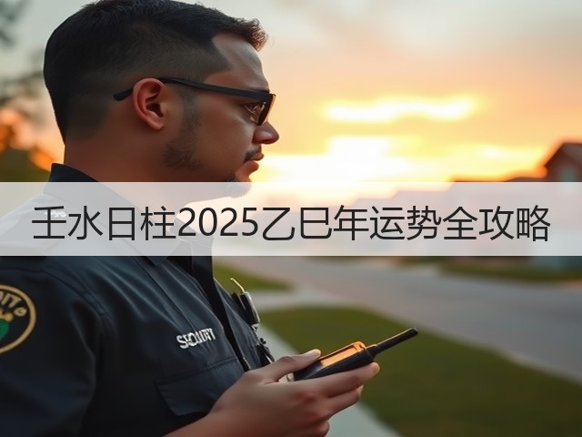 壬水日柱2025乙巳年运势全攻略(图1) 壬水日柱2025乙巳年运势全攻略(图1)