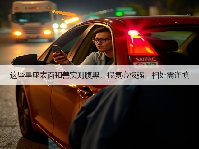 这些星座表面和善实则腹黑，报复心极强，相处需谨慎(图1)