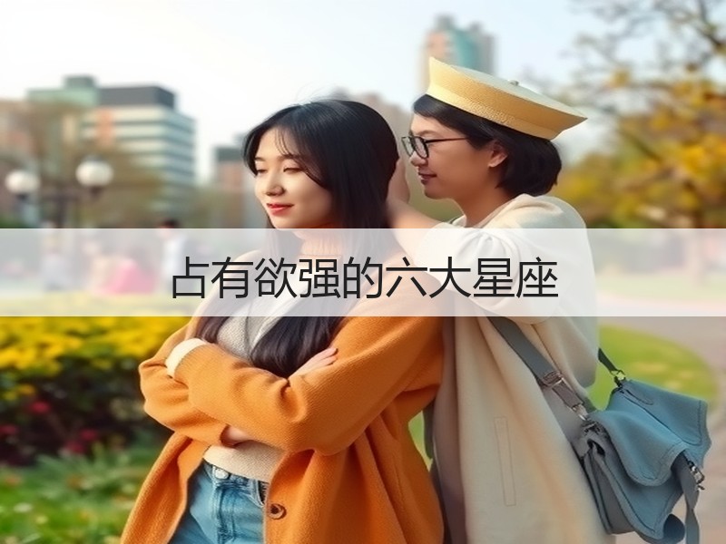 占有欲强的六大星座