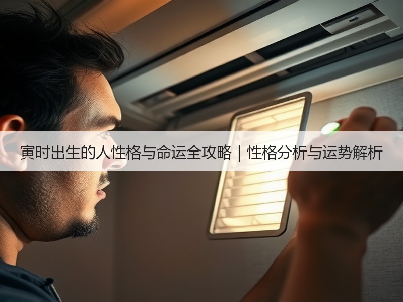 寅时出生的人性格与命运全攻略｜性格分析与运势解析