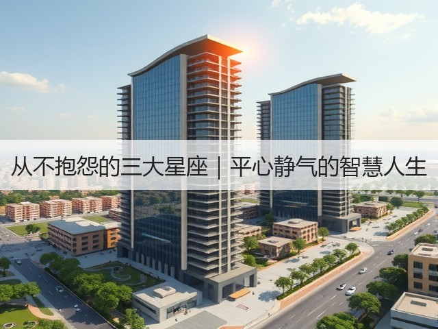 从不抱怨的三大星座|平心静气的智慧人生(图2) 从不抱怨的三大星座|平心静气的智慧人生(图2)