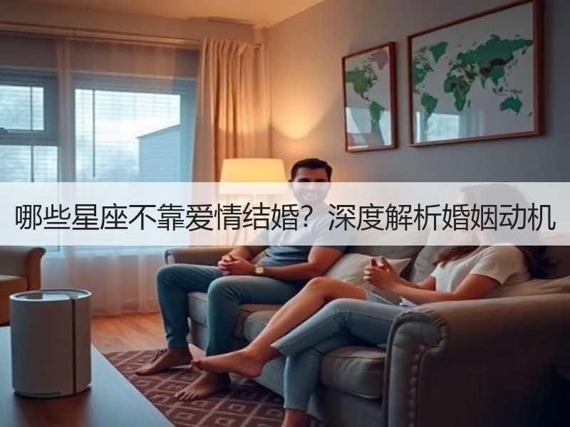 哪些星座不靠爱情结婚？深度解析婚姻动机