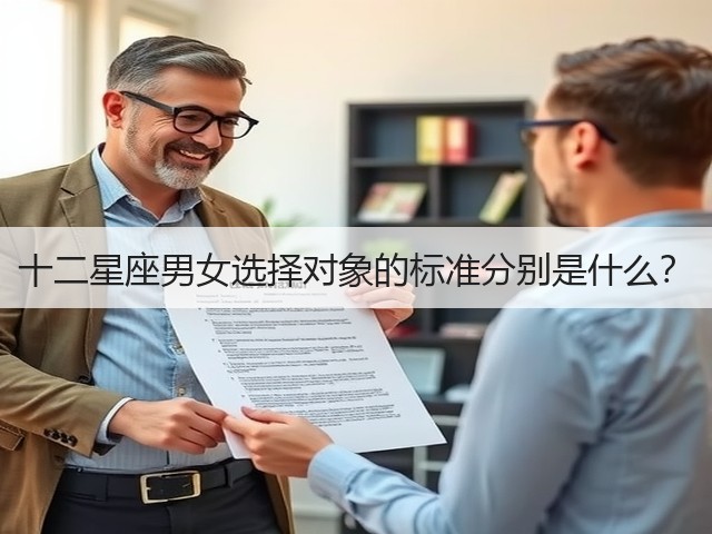 十二星座男女选择对象的标准分别是什么？(图3)