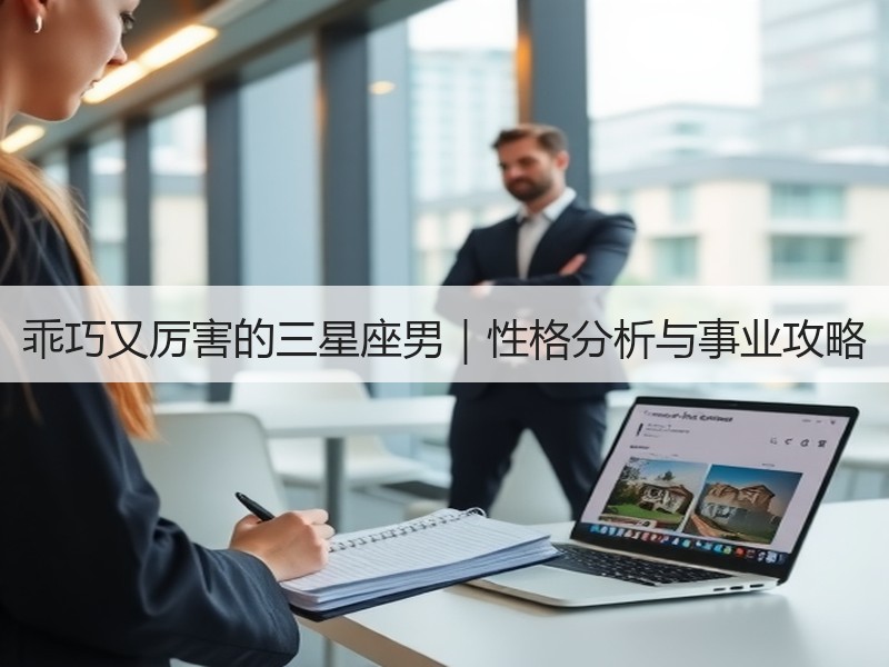 乖巧又厉害的三星座男｜性格分析与事业攻略