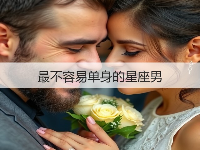 最不容易单身的星座男(图2)