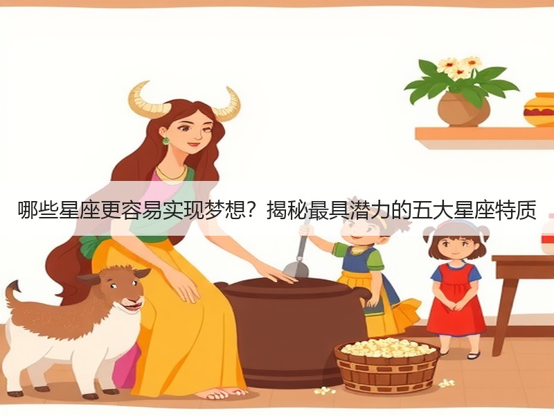 哪些星座更容易实现梦想？揭秘最具潜力的五大星座特质