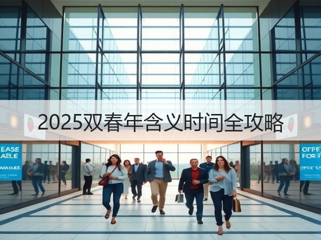 2025双春年含义时间全攻略(图2) 2025双春年含义时间全攻略(图2)