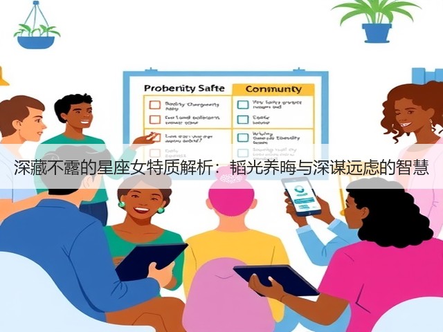 深藏不露的星座女特质解析：韬光养晦与深谋远虑的智慧(图2)