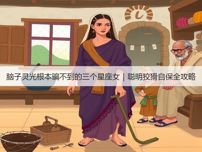 脑子灵光根本骗不到的三个星座女｜聪明狡猾自保全攻略