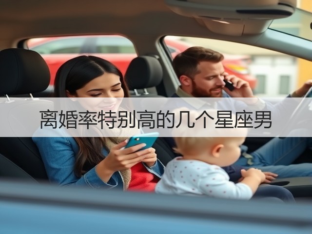 离婚率特别高的几个星座男(图1) 离婚率特别高的几个星座男(图1)