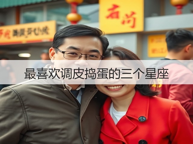 最喜欢调皮捣蛋的三个星座(图2) 最喜欢调皮捣蛋的三个星座(图2)