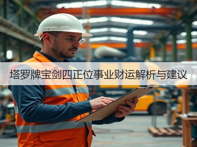 塔罗牌宝剑四正位事业财运解析与建议(图3)