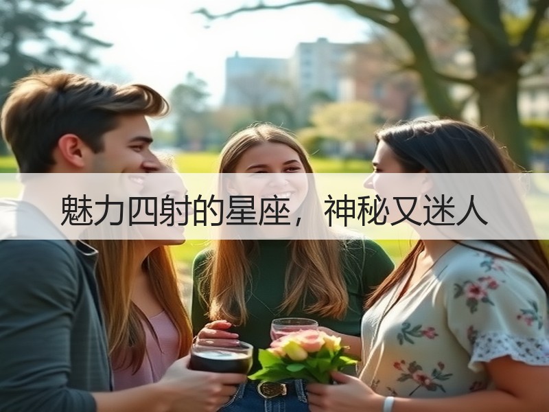 魅力四射的星座，神秘又迷人